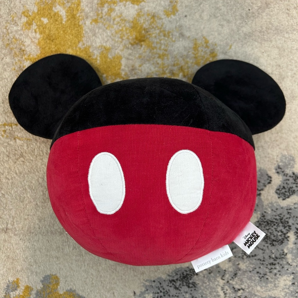 Pottery Barn Kids Mickey Mouse Pillow